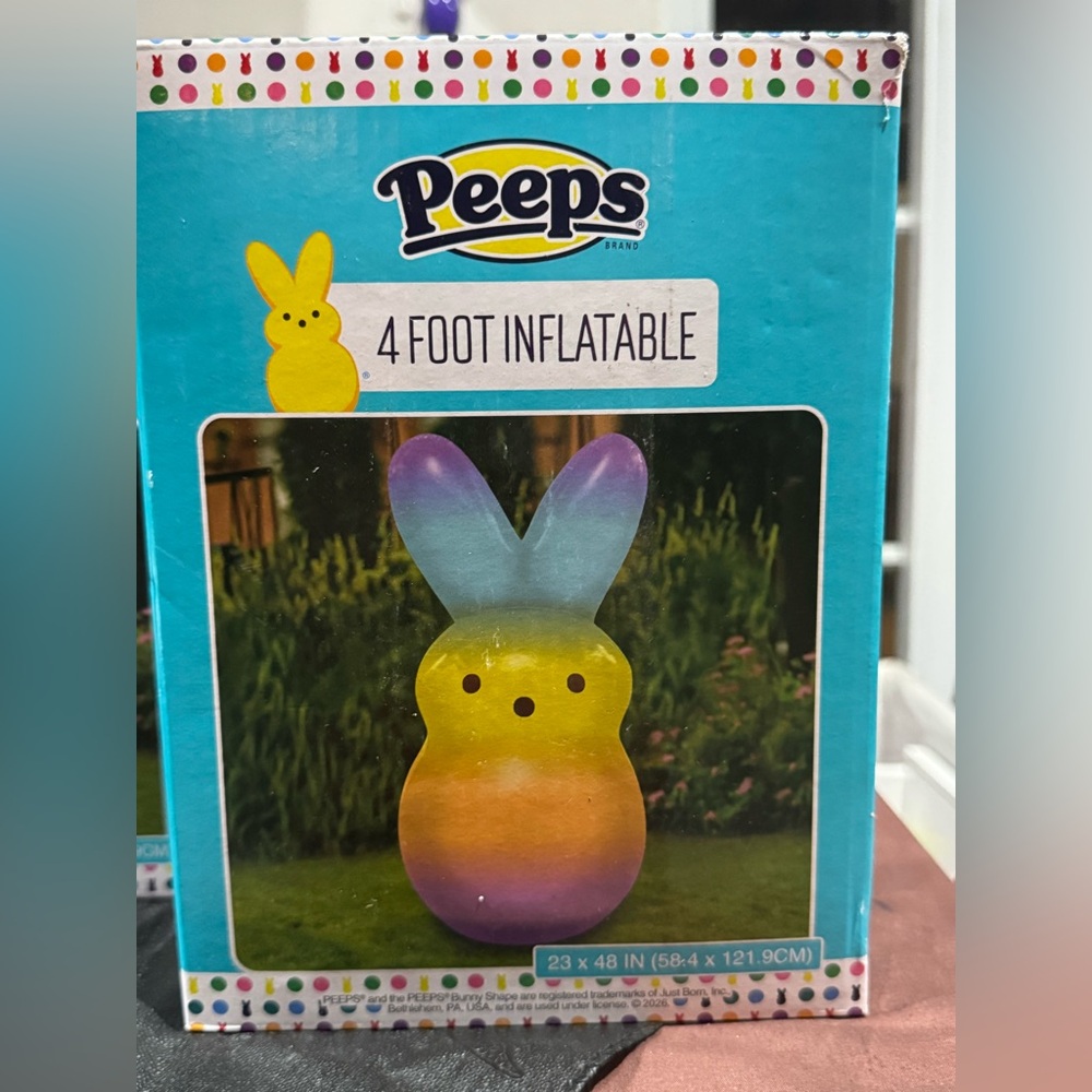 Peeps 4-Foot Inflatable Bunny - Picture 6 of 6